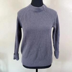 Banana Republic  Tie Back Ribbed Purpler Sweater